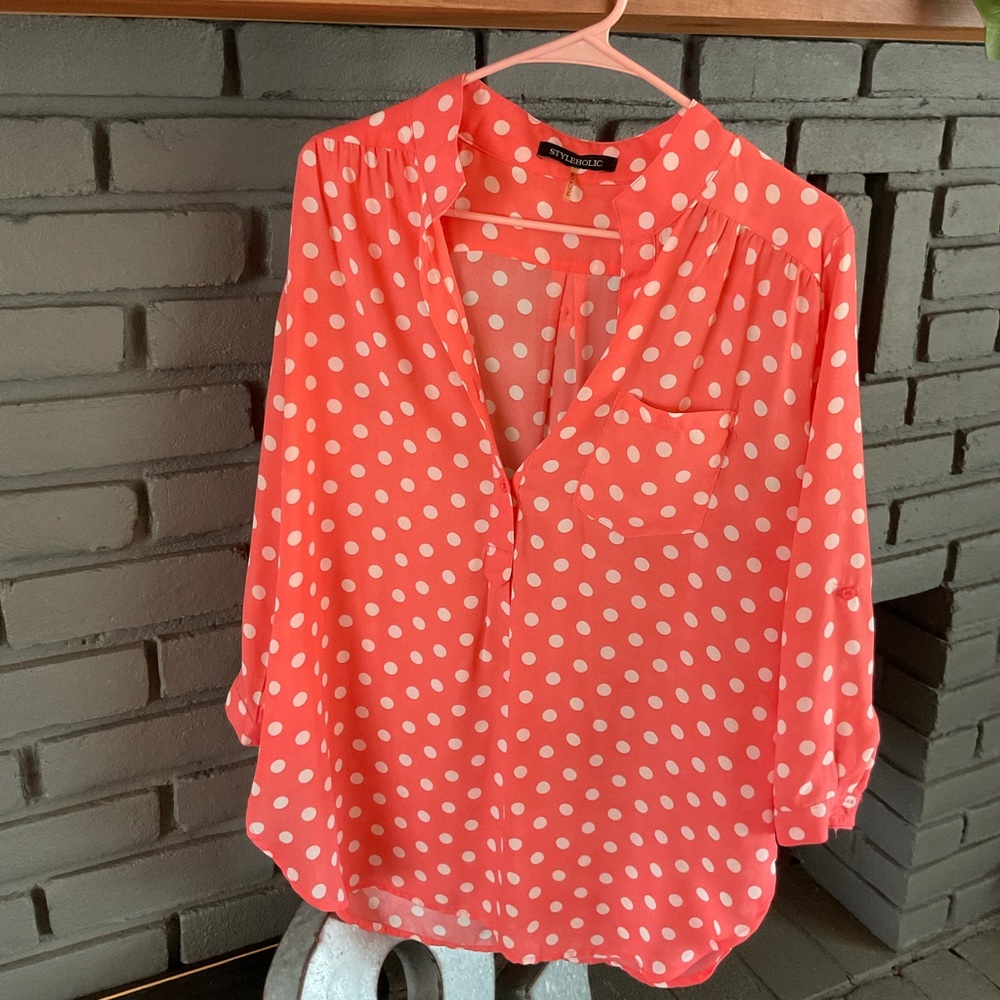 Boutique Blouse, size large.